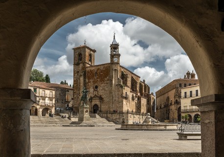 Fotografía horizontal de la Plaza Mayor de Trujillo, Cáceres nº01