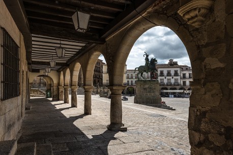 Fotografía horizontal de la Plaza Mayor de Trujillo, Cáceres nº02