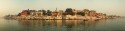 Cuadro panorámico del Río Ganges en Varanasi (antiguo Benarés), India nº12