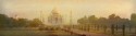 Cuadro panorámico Taj Mahal en Agra, India nº01