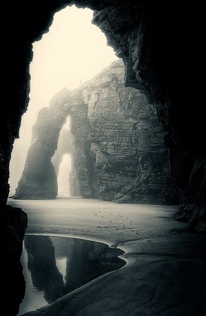 Cuadro vertical Playa de las Catedrales, Lugo nº01