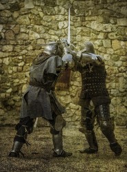 Cuadro torneo combate medieval de Pedraza, Segovia nº03