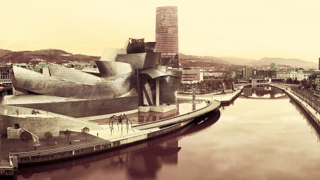 Fotografía panorámica del Museo Guggenheim, Bilbao nº08