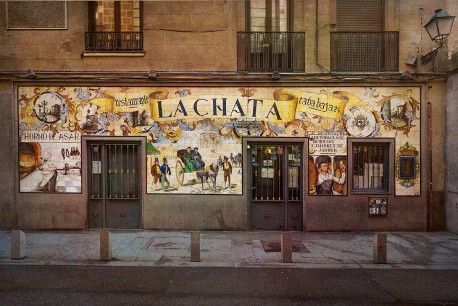 Cuadro fachada Restaurante la Chata Madrid nº01
