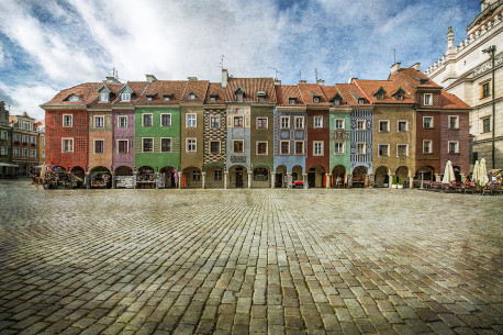 Cuadro horizontal Plaza Mayor de Poznan, Polonia nº01