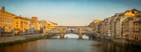 Cuadro panorámico Ponte Vecchio de Florencia, Italia nº01