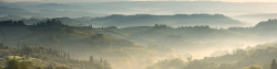 Cuadro panorámico San Gimignano en la Toscana, Italia nº01