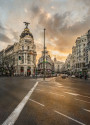 Cuadro de la Gran Vía y la Calle Alcalá de Madrid nº01