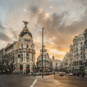 Cuadro de la Gran Vía y la Calle Alcalá de Madrid nº03