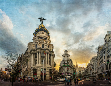 Imagen de la Gran Vía y la Calle Alcalá de Madrid nº04