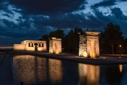 Imagen Templo de Debod de noche en Madrid nº01