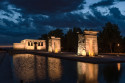 Cuadro Templo de Debod de noche en Madrid nº01