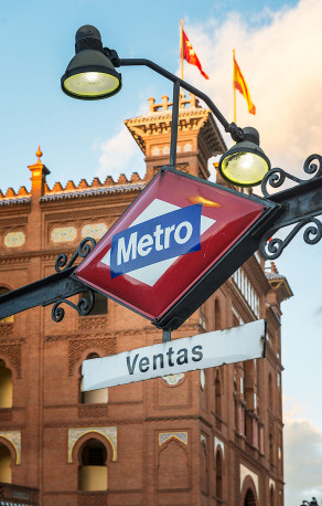 Imagen del metro "Ventas" de Madrid nº01