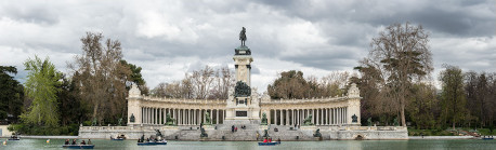 Imagen lago El Retiro y Monumento a Alfonso XII de Madrid nº01