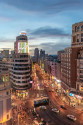 Cuadro Edificio Carrión Anocheciendo en Madrid nº08