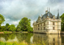 Cuadro Castillo de L'islette en Azay le Rideau Francia nº01