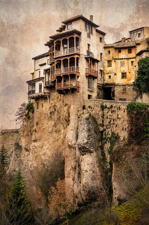 SEGUNDA RONDA DE LA IX EDICIÖN DE MICRORRELATOS DE FORO AZKENA. - Página 13 Cuadro-vertical-casas-colgadas-de-cuenca-n01