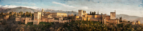 Fotografía panorámica de La Alhambra de Granada nº02