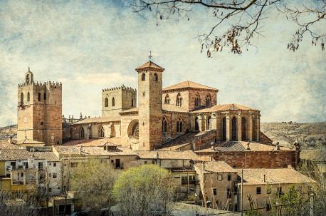 Fotografía horizontal de la Catedral de Santa María de Sigüenza, Guadalajara nº01