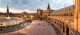 Cuadro panorámico de Plaza de España de Sevilla nº02