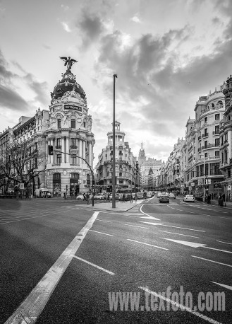 Imagen de la Gran Vía y la Calle Alcalá de Madrid nº01