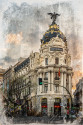Cuadro Edificio Metropolis de Madrid nº03