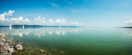 Fotografía panorámica Lago Balaton, Hungria nº01