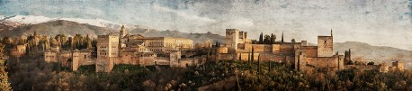 Fotografía panorámica de La Alhambra de Granada nº01