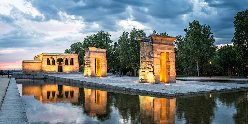 Cuadro Templo de Debod , Madrid